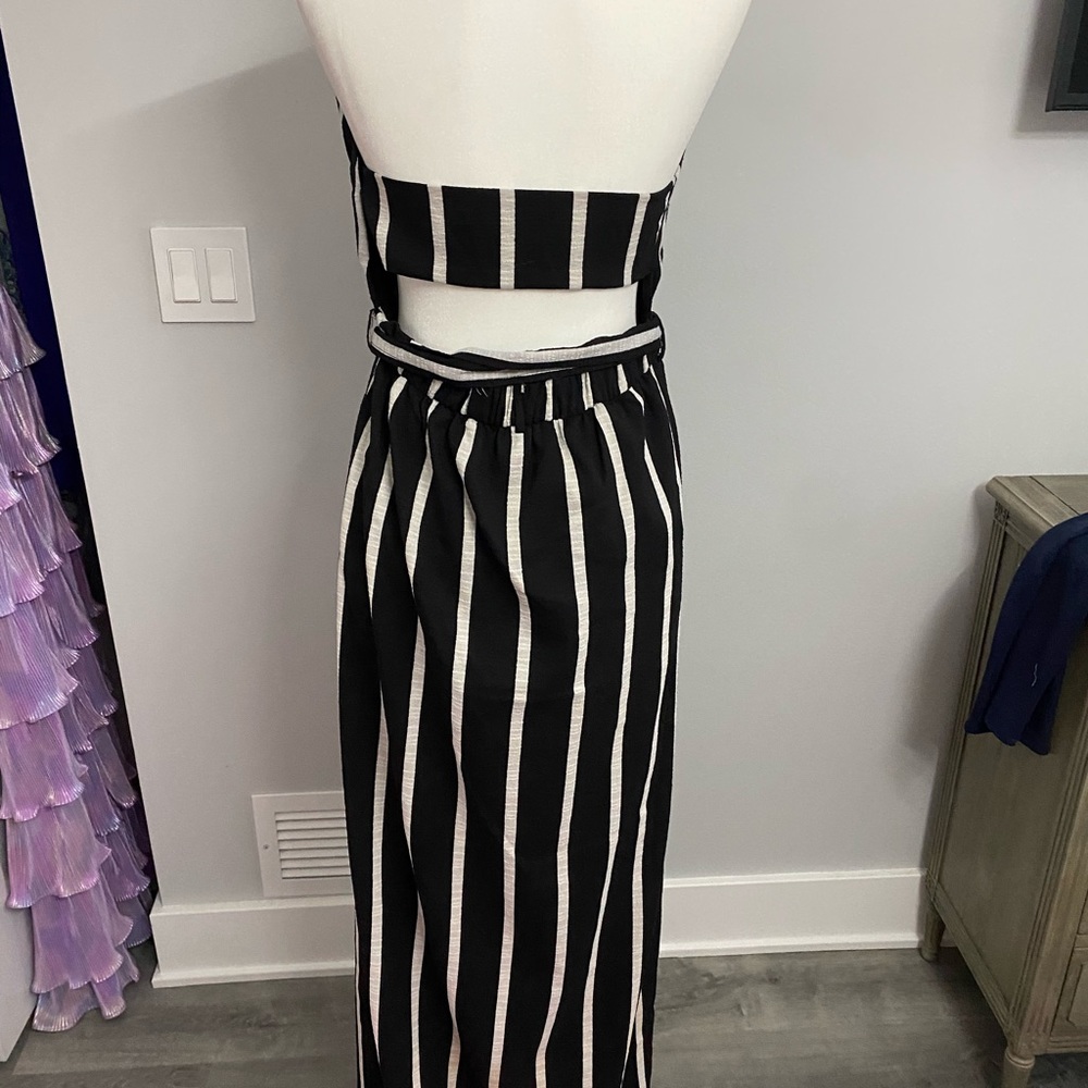 Origins wrap up strip wrap dress